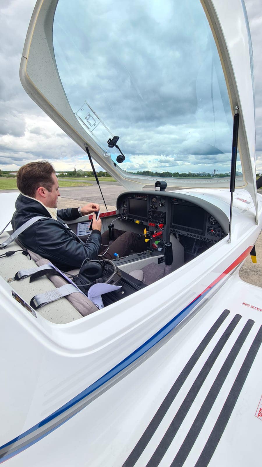Vor dem Abflug in Bamberg