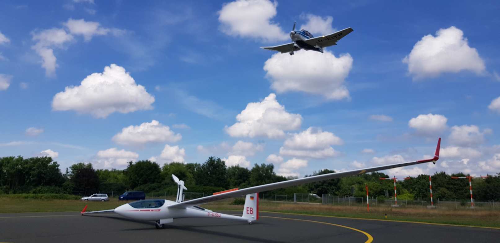 ASH 31 Mi kurz vor dem Start