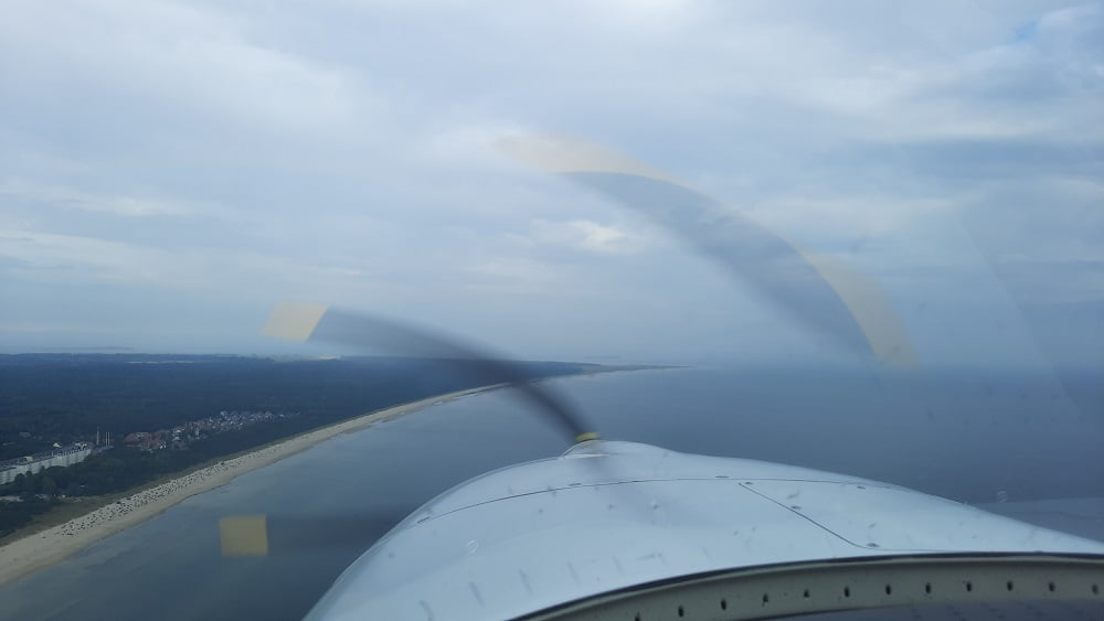Ostseeküste Blick Richtung Westen