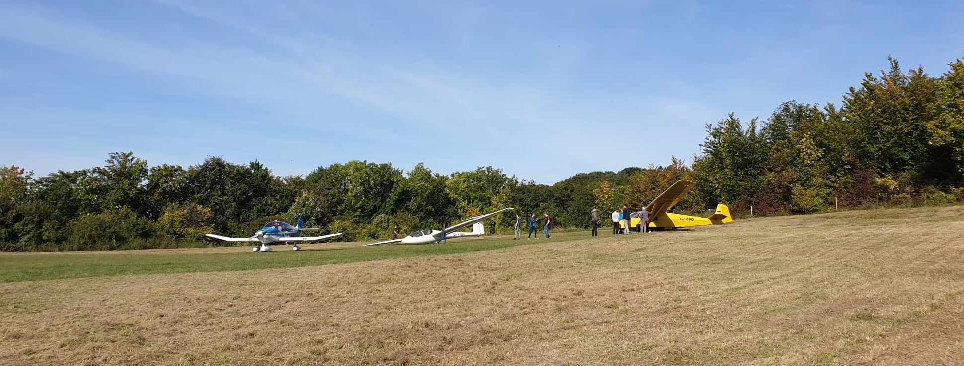 Startaufstellung auf der Friesener Warte