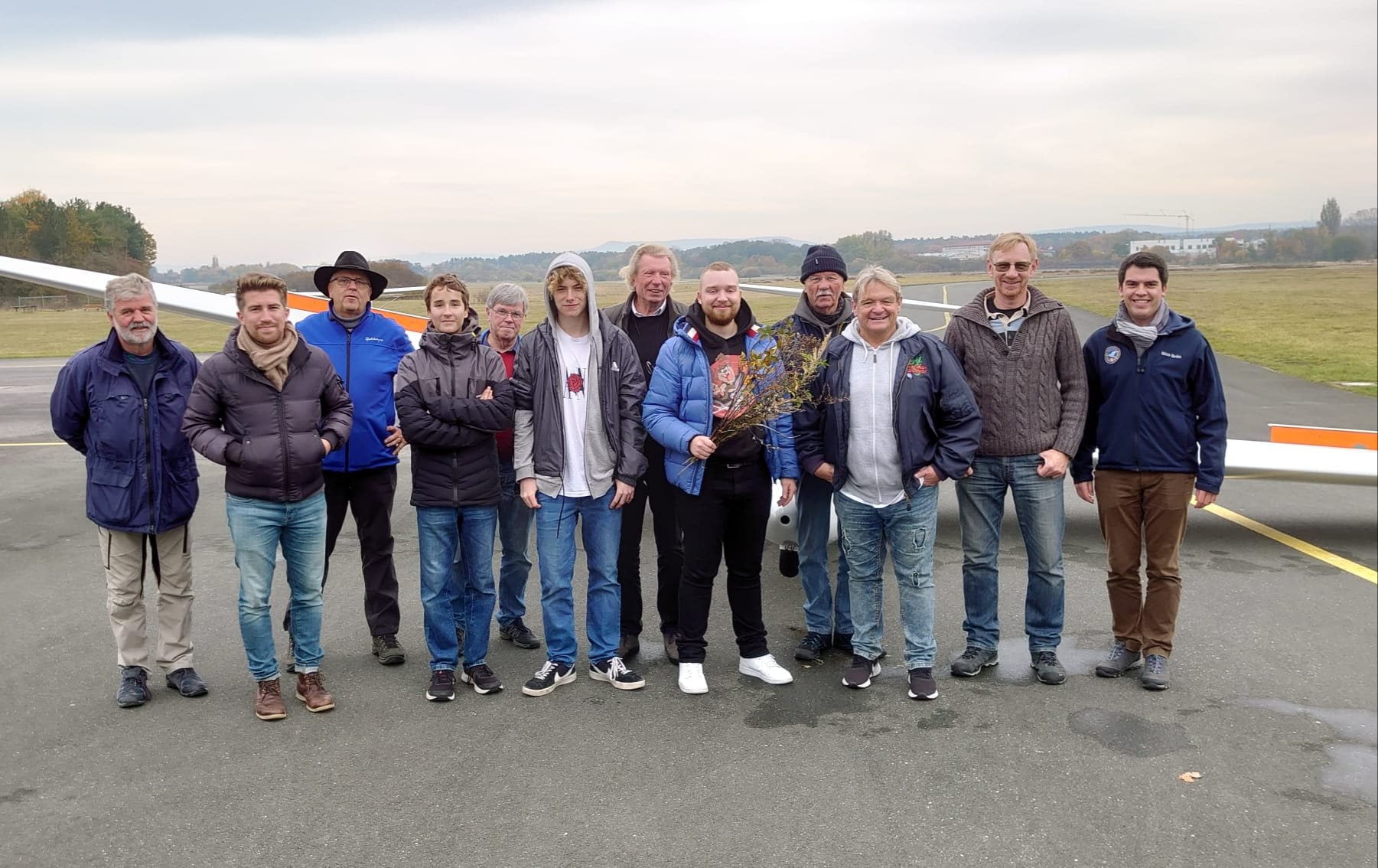 Wir begrüßen Max als neuen Alleinflieger in unseren Reihen