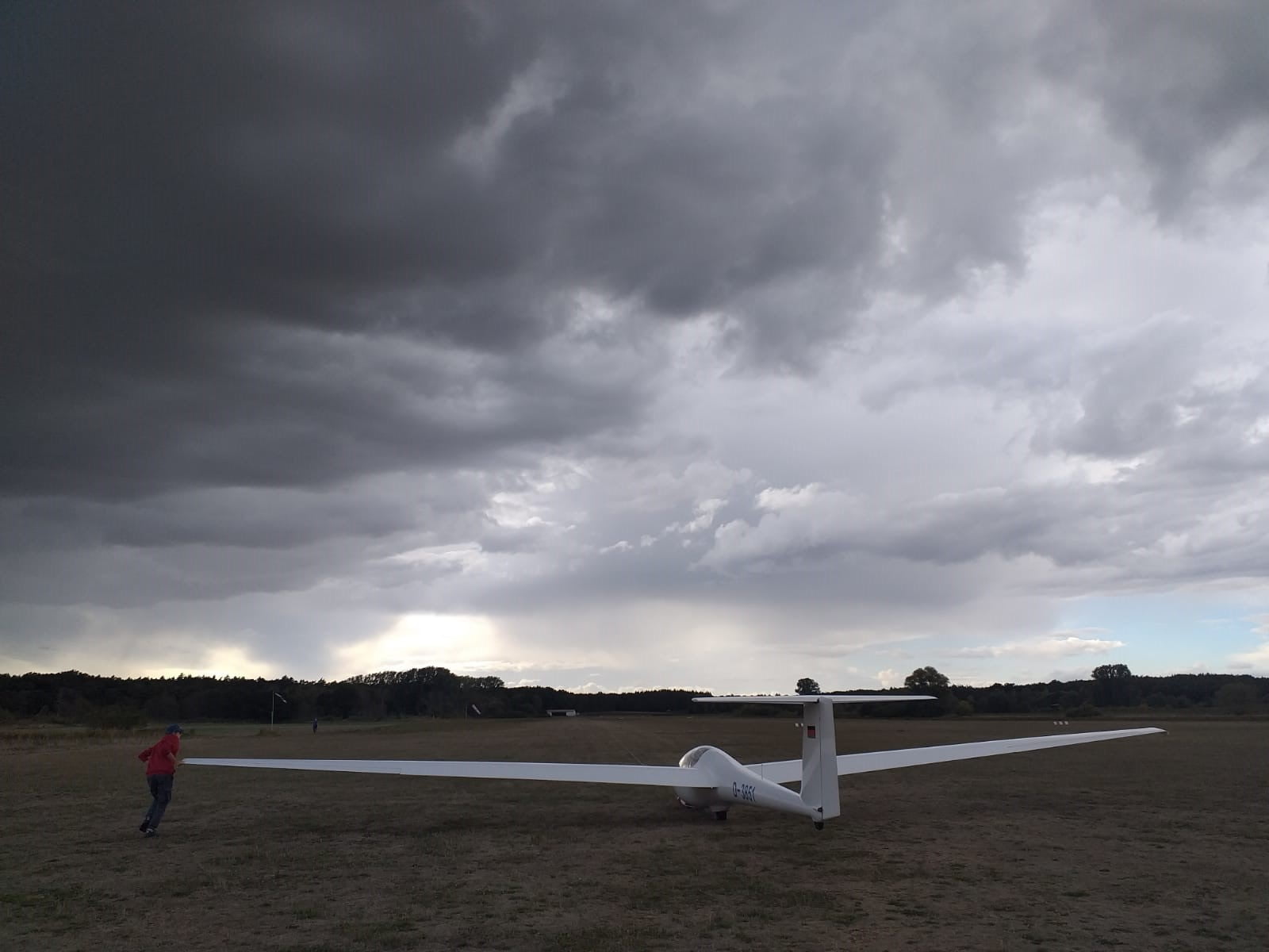 Trotz des Wetters wurde eifrig geflogen