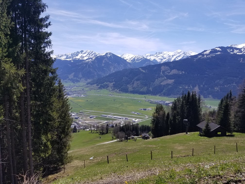 Ausblick auf den Flugplatz