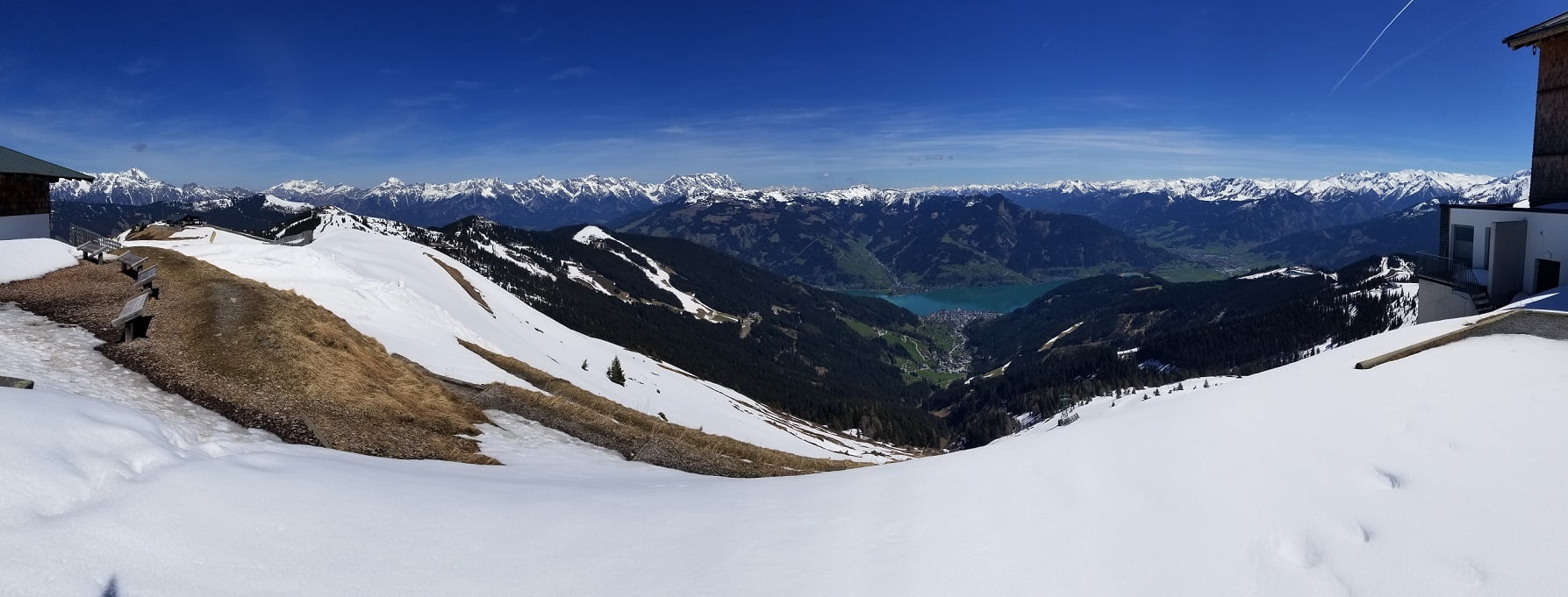 Schmittenhöhe, Ausblick nach Osten