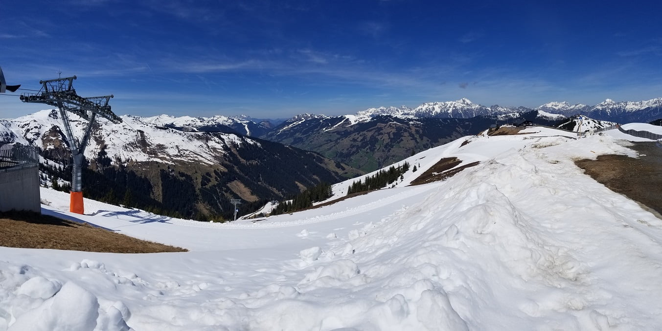 Schmittenhöhe, Ausblick nach Norden